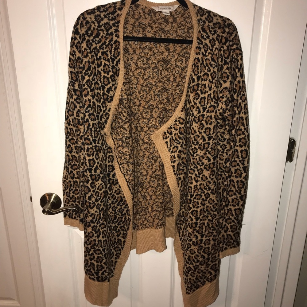Cheetah print sweater